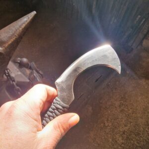 Kleines handgeschmiedetes Universal-Arbeitsmesser (Small hand-forged universal utility knife) 2
