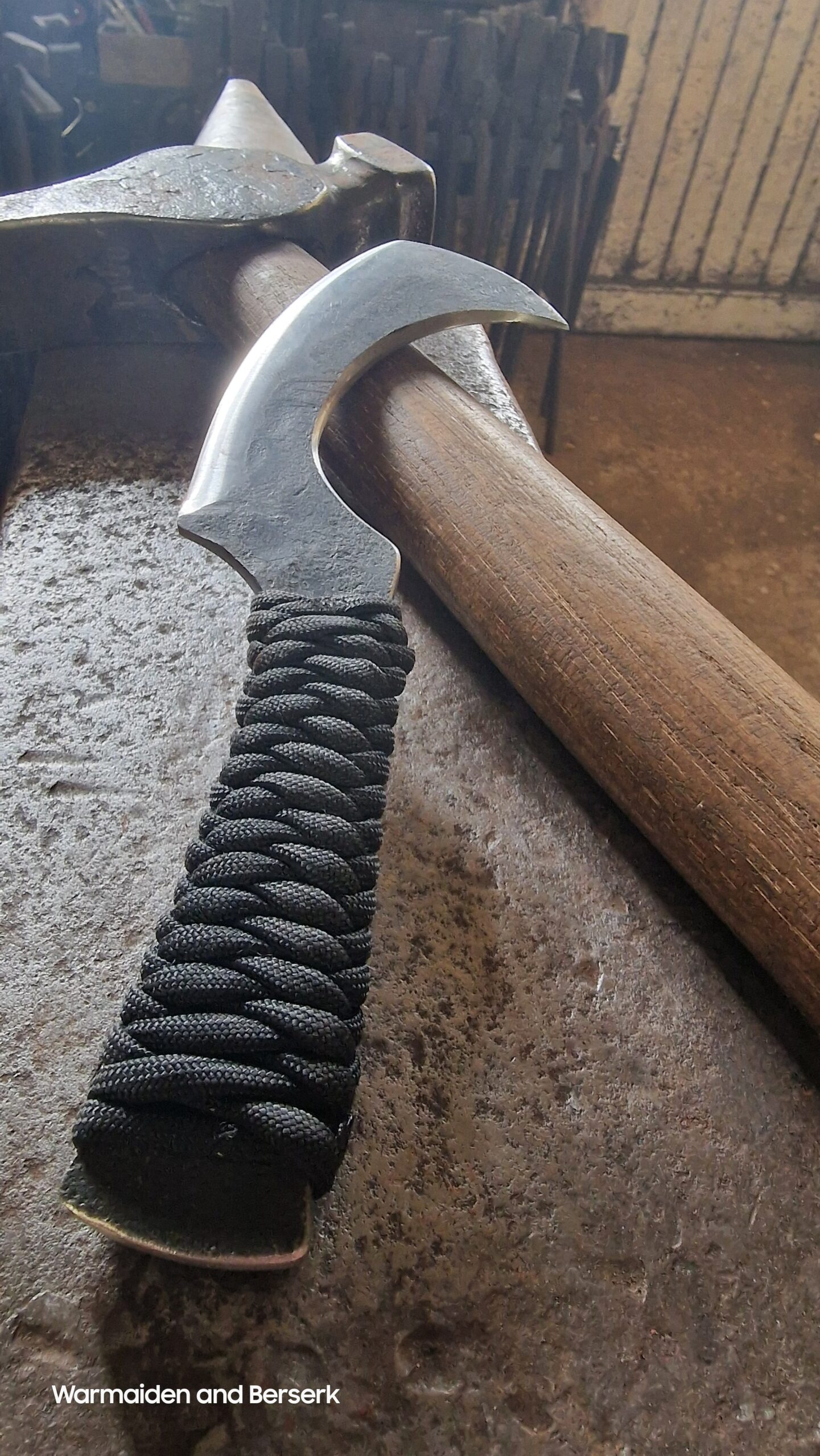 Kleines handgeschmiedetes Universal-Arbeitsmesser (Small hand-forged universal utility knife) 5