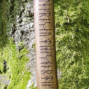 Individuelle Runengravur auf Stielen (Custom rune engraving on handles) 1