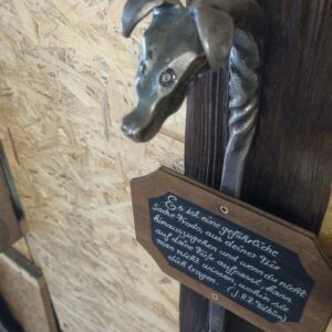 Huthaken/Leinenhaken Hund (Dog design hat/leash hook) 3