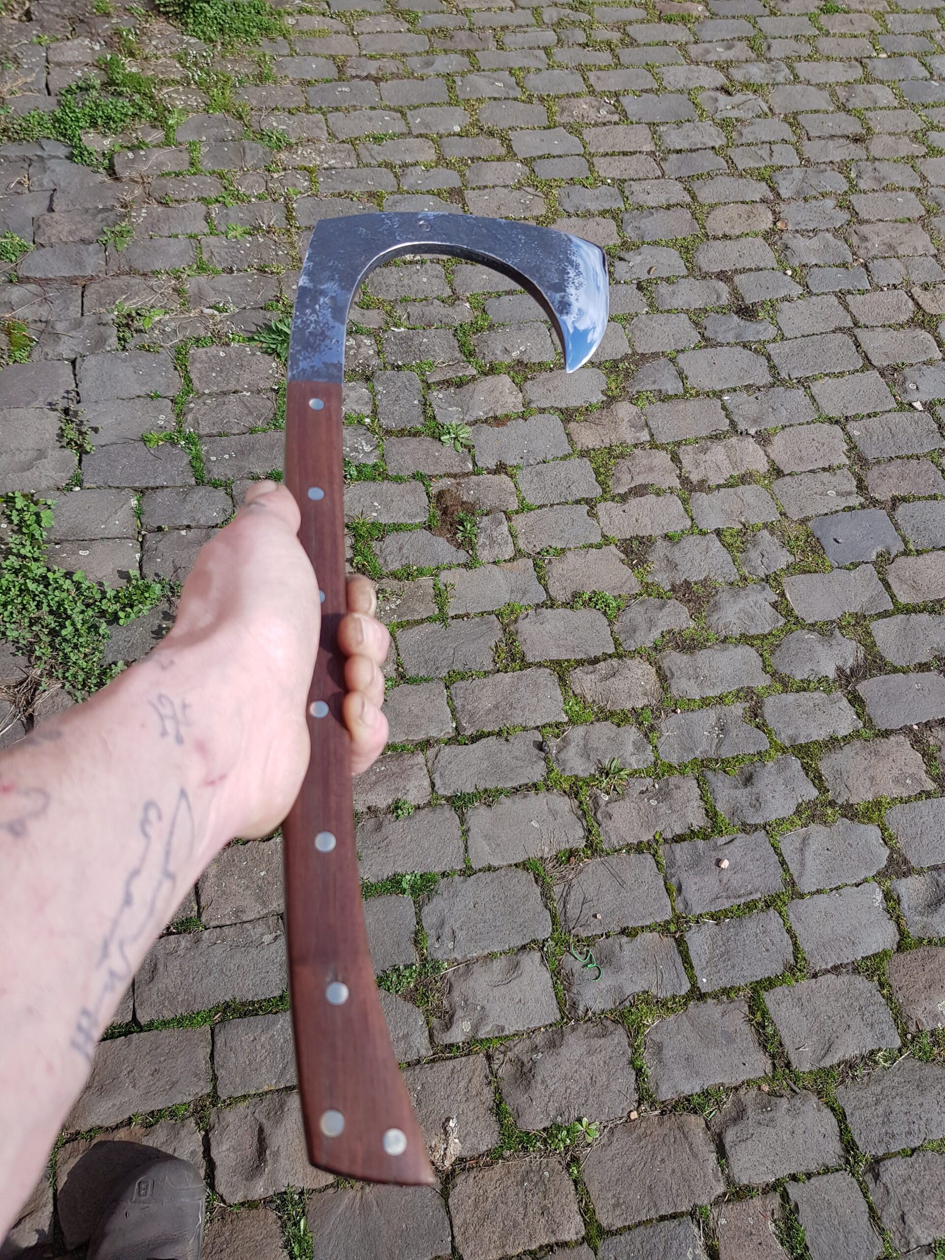 Handgeschmiedetes Full-Tang Beil (Hand-forged full-tang hatchet) 5