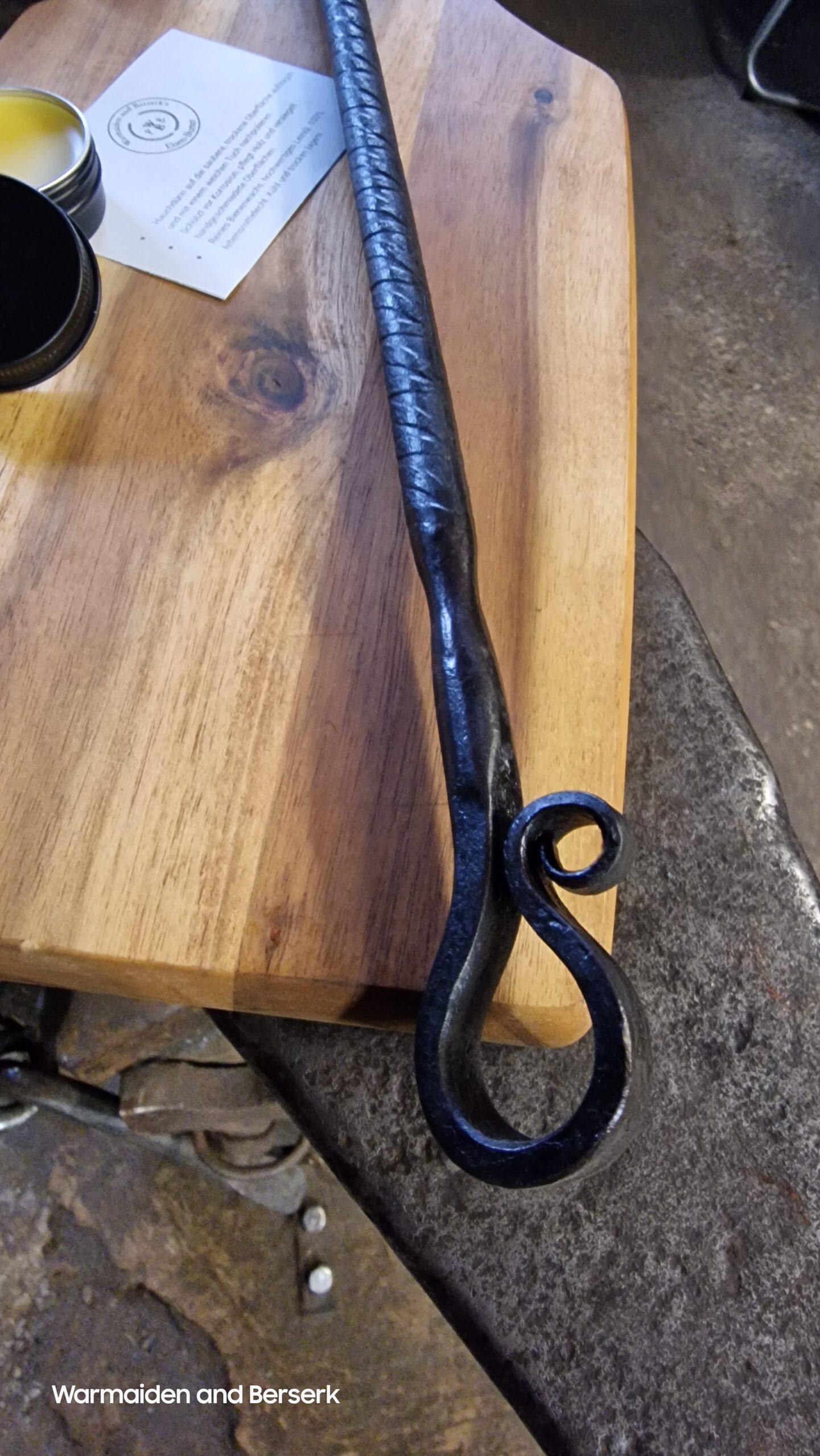 Geschmiedete Grillgabel (Forged BBQ fork) 4